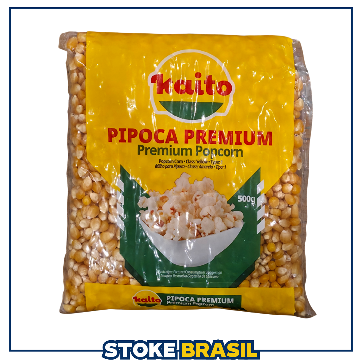 Kaito – Milho de Pipoca Premium (500g)