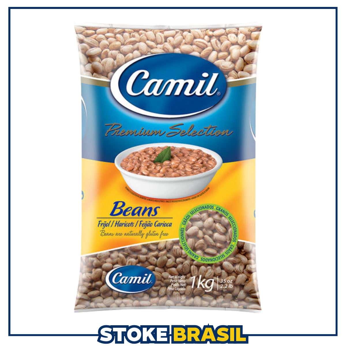 Camil – Feijão Carioca Premium Selection (1kg)