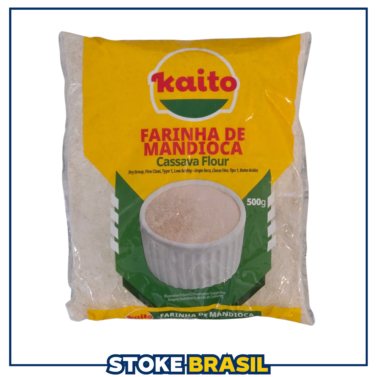 Kaito – Farinha de Mandioca Branca (500g)