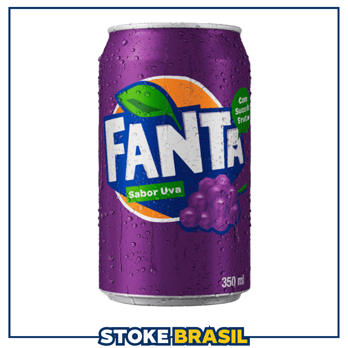 Fanta - Refrigerante Sabor Uva Lata (350ml)