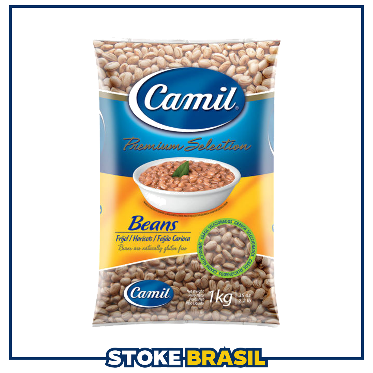 Camil – Feijão Carioca Premium Selection (1kg)