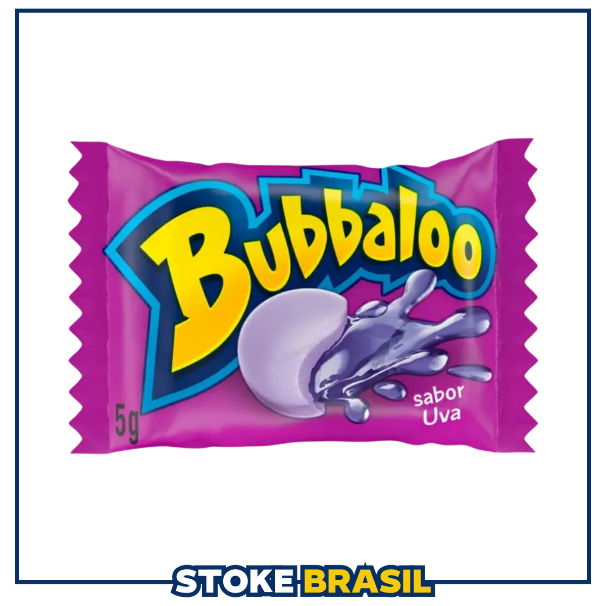 Bubbaloo – Chiclete Sabor Uva (5g)