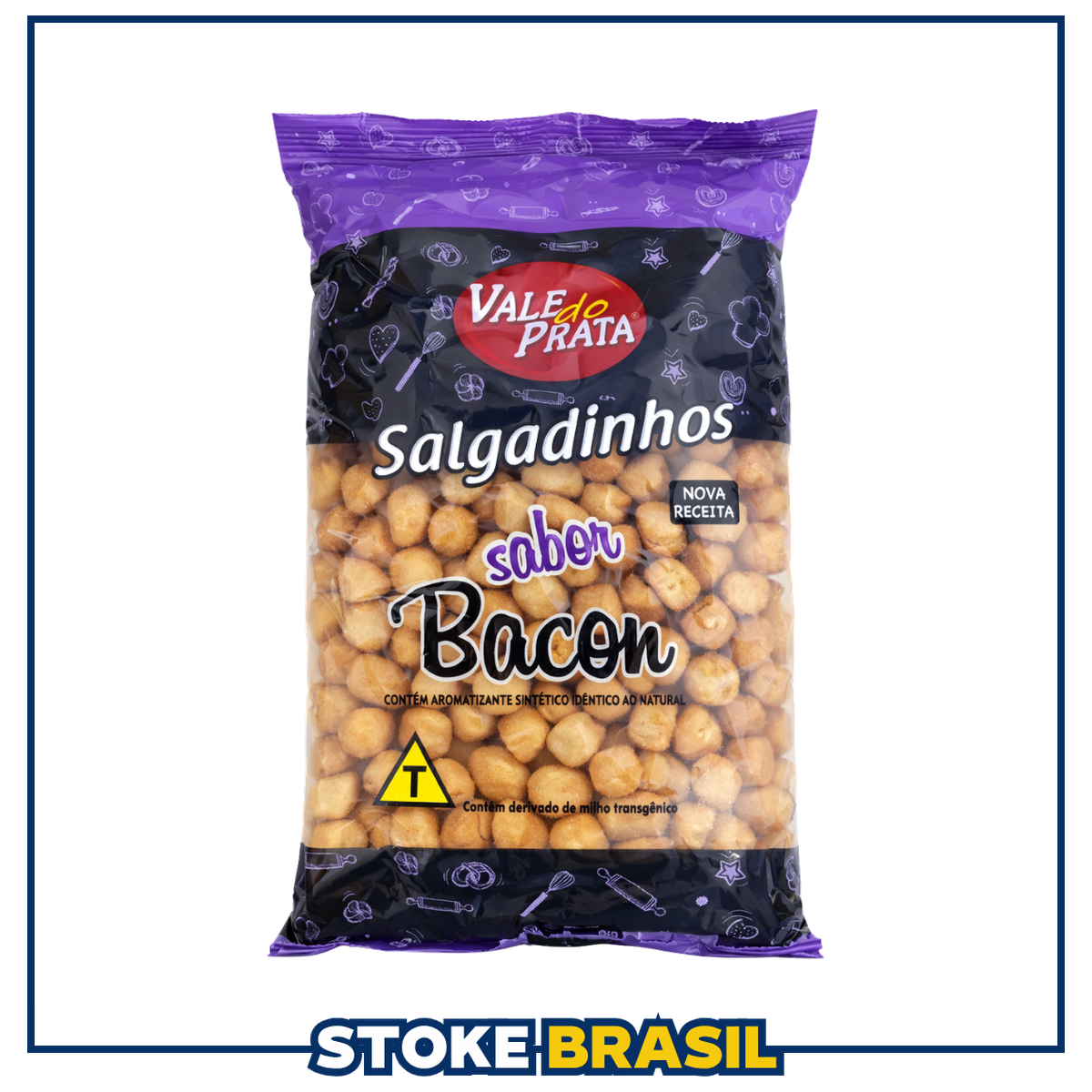 Vale do Prata – Salgadinho Sabor Bacon (120g)