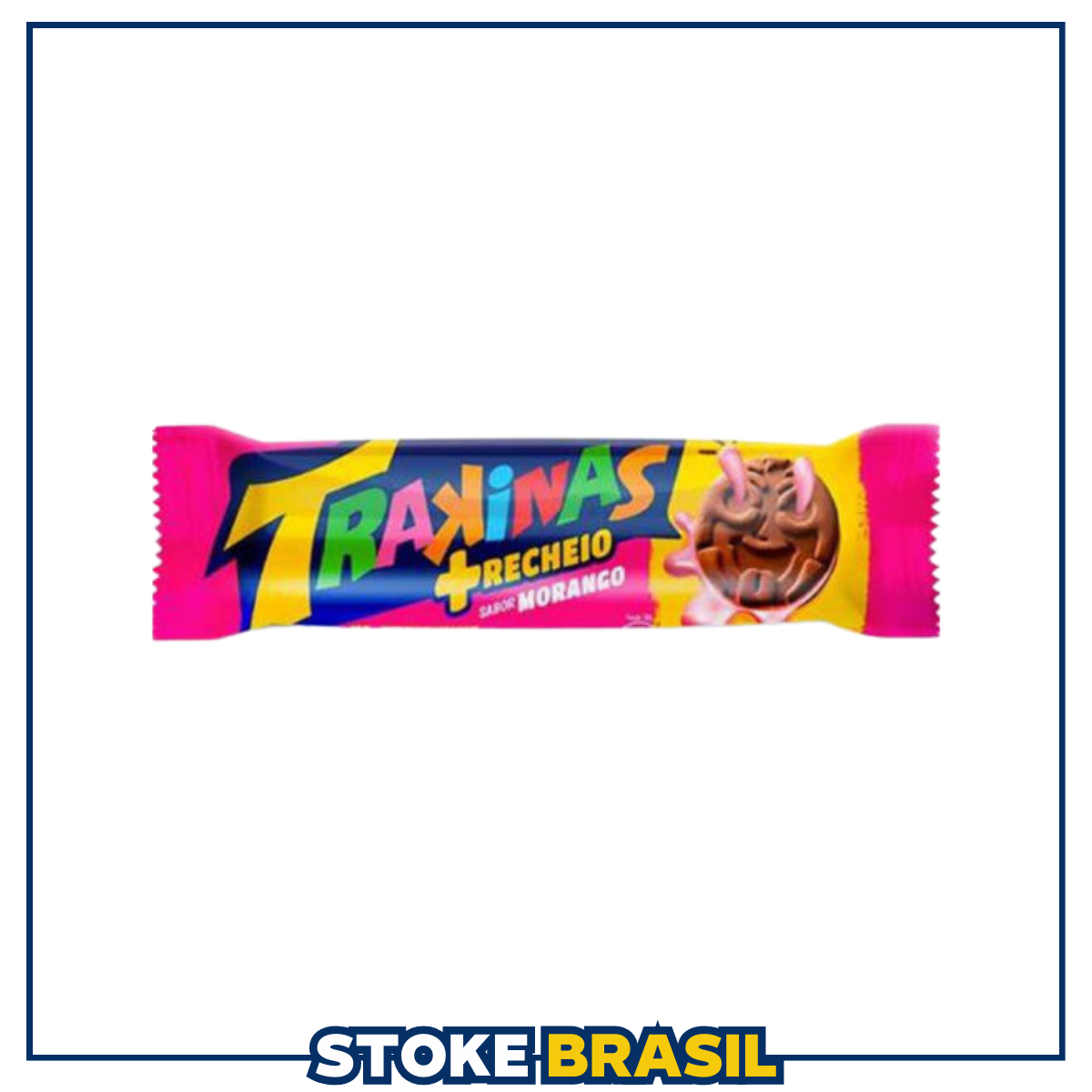 Trakinas – Bolacha Trakinas Sabor Morango (126g)
