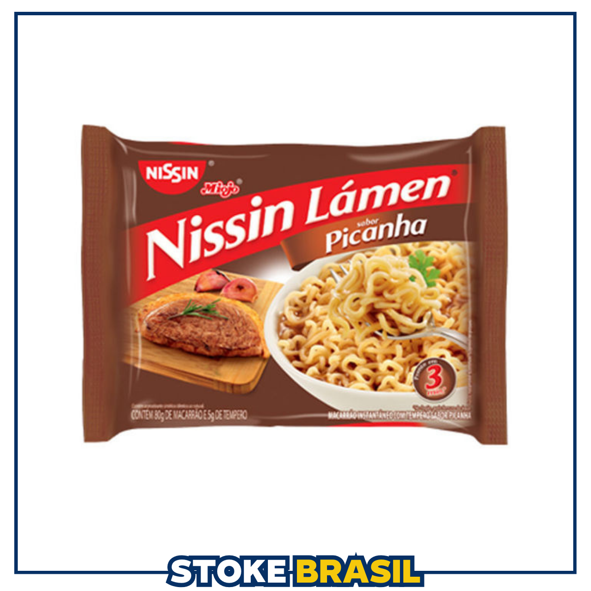 Nissin – Miojo Sabor Picanha (85g)