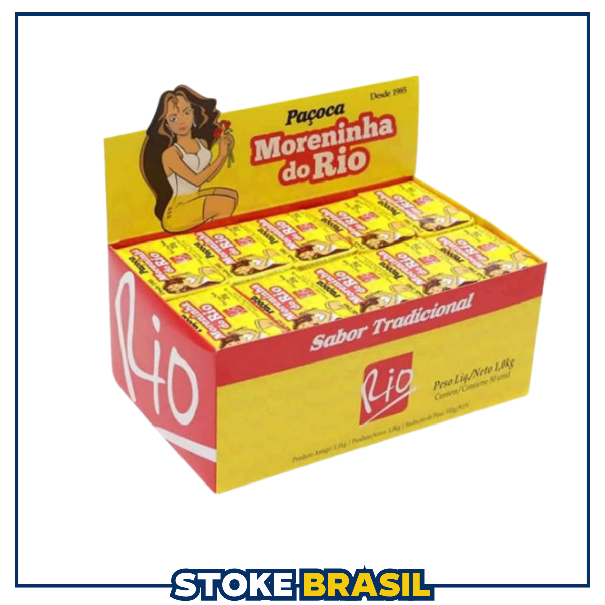 Moreninha do Rio – Paçoca Quadrada (1kg)