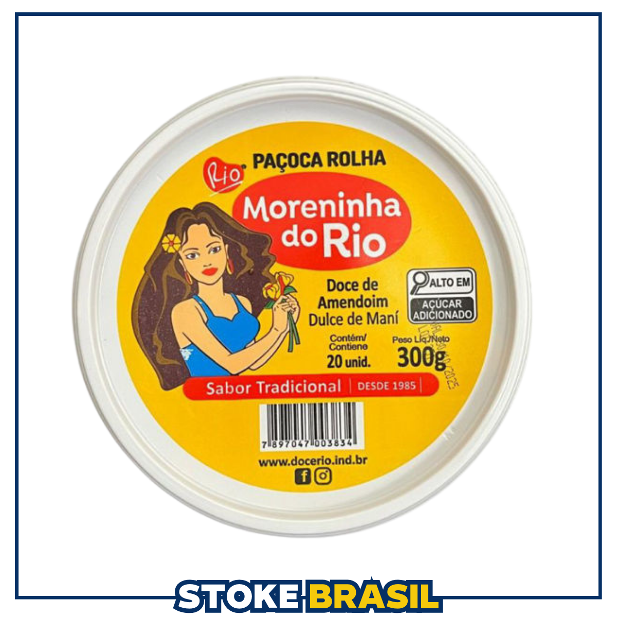 Moreninha do Rio – Paçoca Rolha (300g)