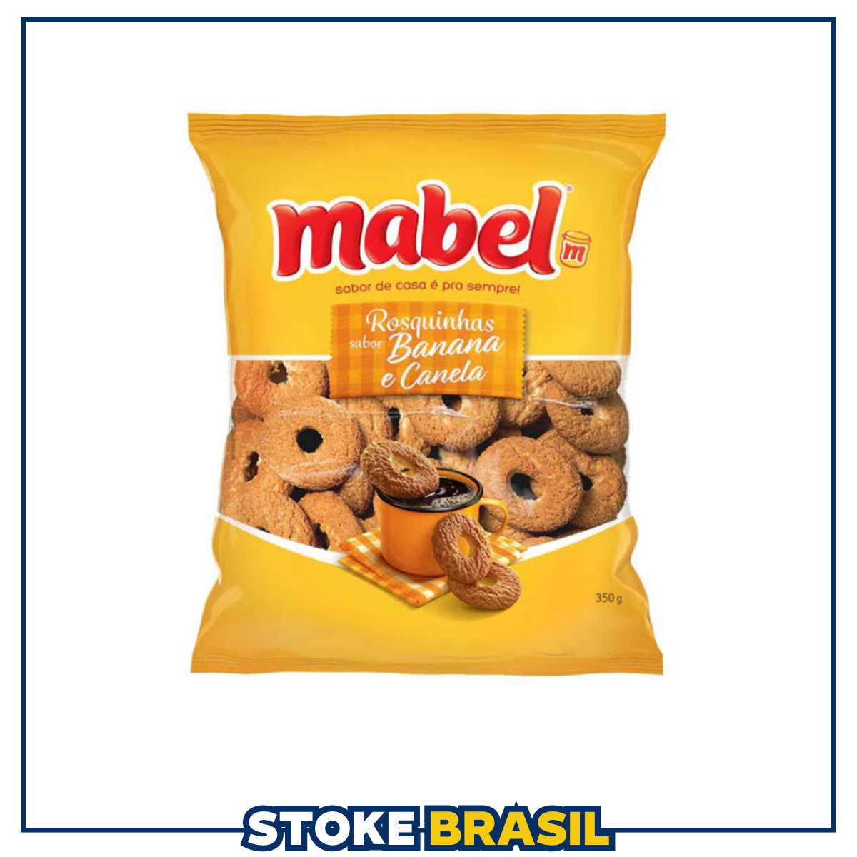 Mabel – Rosquinhas Sabor Banana e Canela (300g)