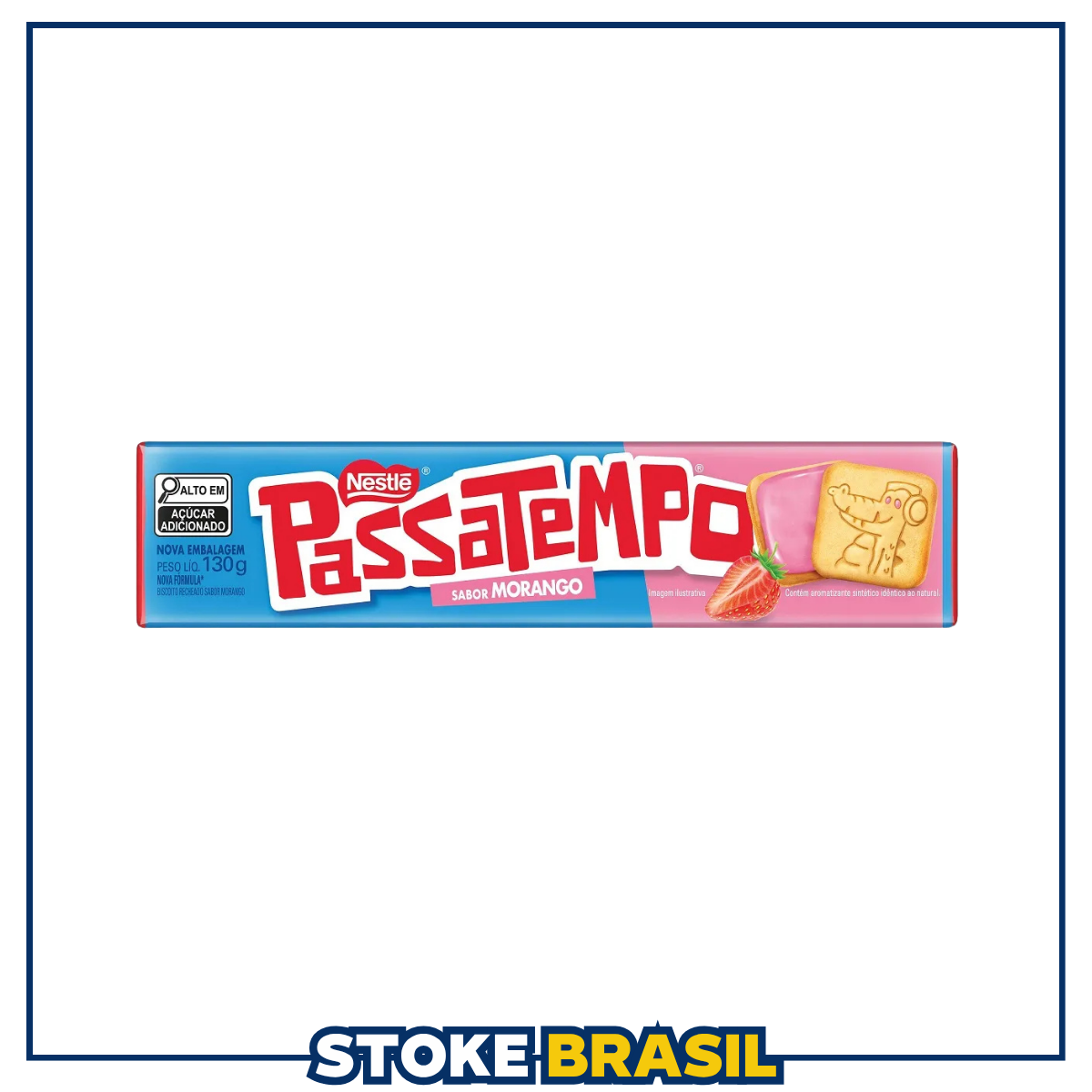 Nestlé – Bolacha Passatempo Morango (130g)