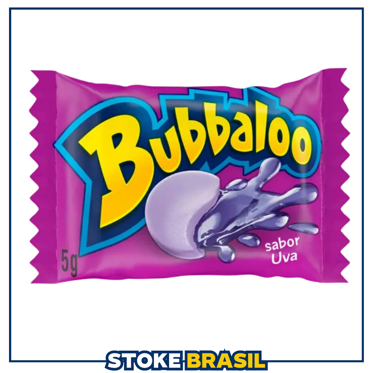 Bubbaloo – Chiclete Sabor Uva (5g)