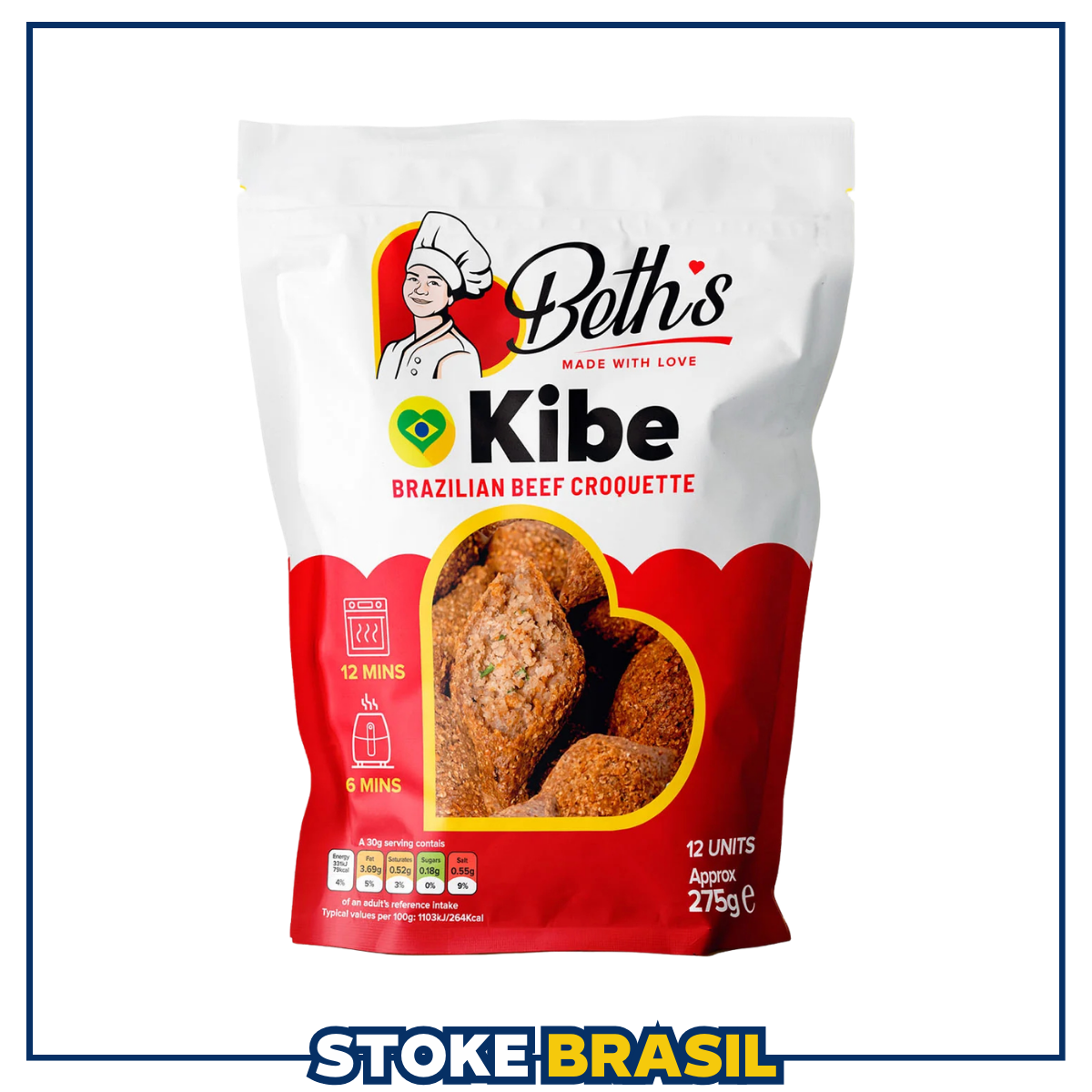 Beth's - Kibe - 12 Unidades (275g)