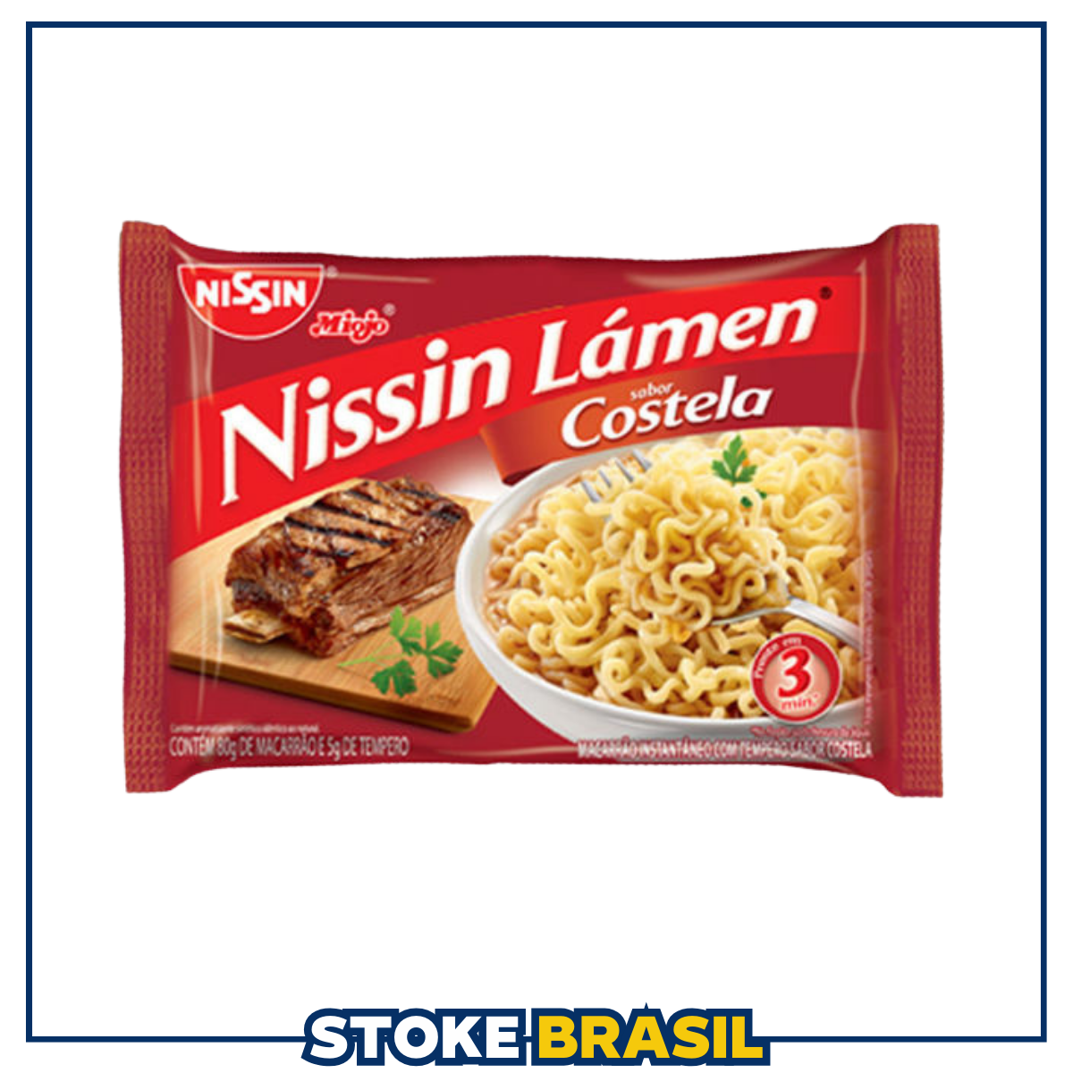 Nissin – Miojo Sabor Costela (85g)