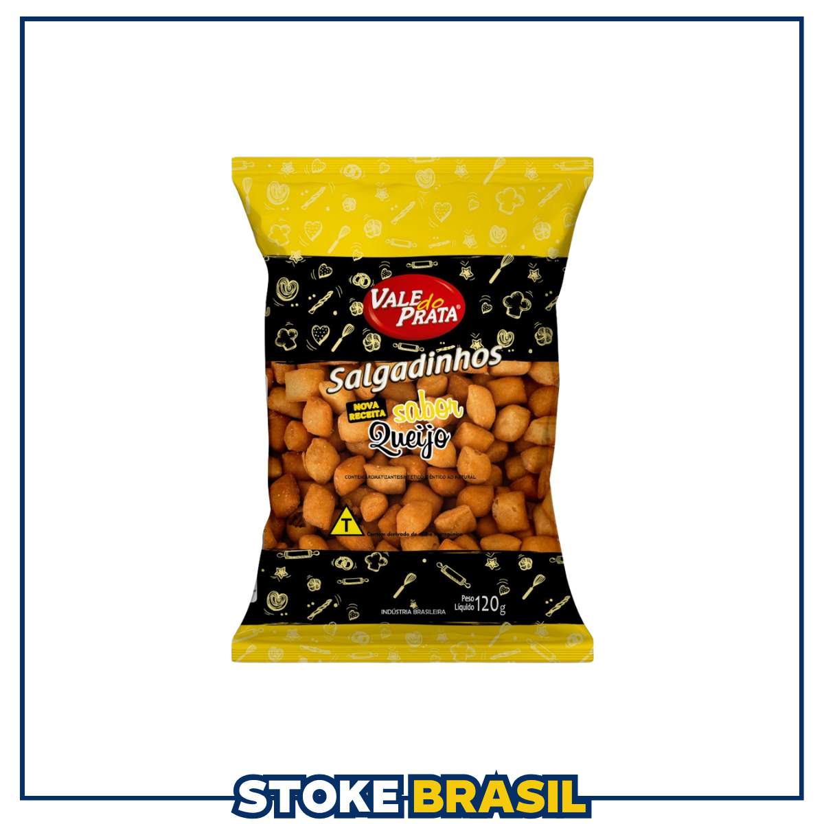 Vale do Prata – Salgadinho Sabor Queijo (120g)