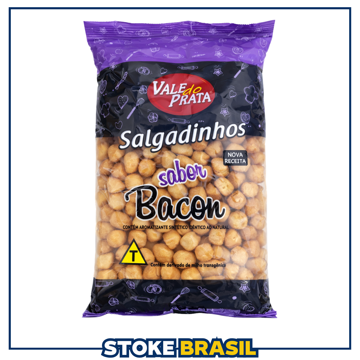 Vale do Prata – Salgadinho Sabor Bacon (120g)