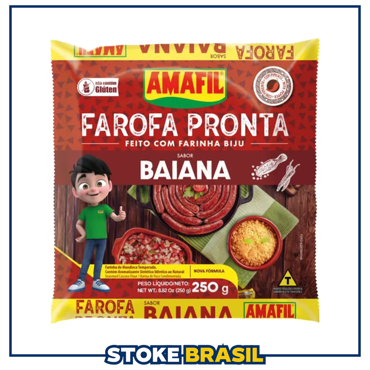 Amafil - Farofa Pronta Baiana (250g)