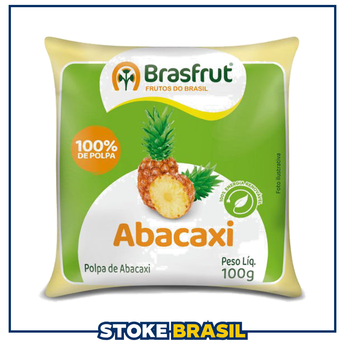Brasfrut – Polpa de Abacaxi (100g)